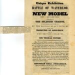 Handouts for the Battle of Waterloo New Model at the Egyptian Hall, 1845
