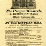 The Prague Minstrels at the Egyptian Hall, 1830