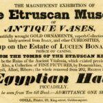 The Etruscan Museum at the Egyptian Hall