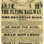 The Flying Railway exhibited at the Egyptian Hall