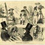 German dwarfs at the Egyptian Hall, 1844