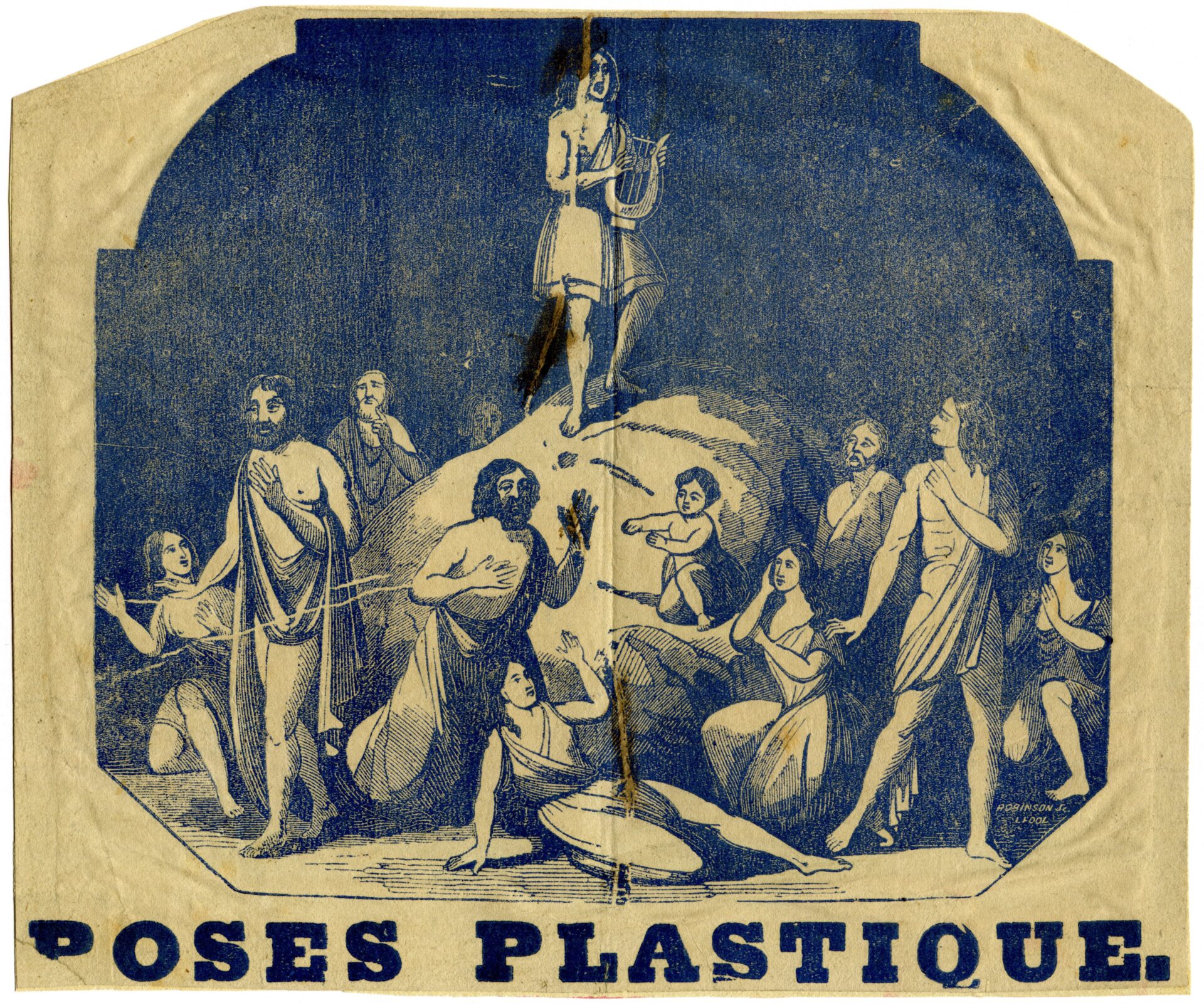 Poses Plastique at the Egyptian Hall, 1846