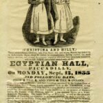 The African Twins at the Egyptian Hall, 1855