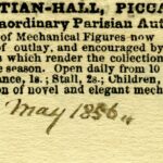 Extraordinary Parisian Automata on display at the Egyptian Hall, 1856