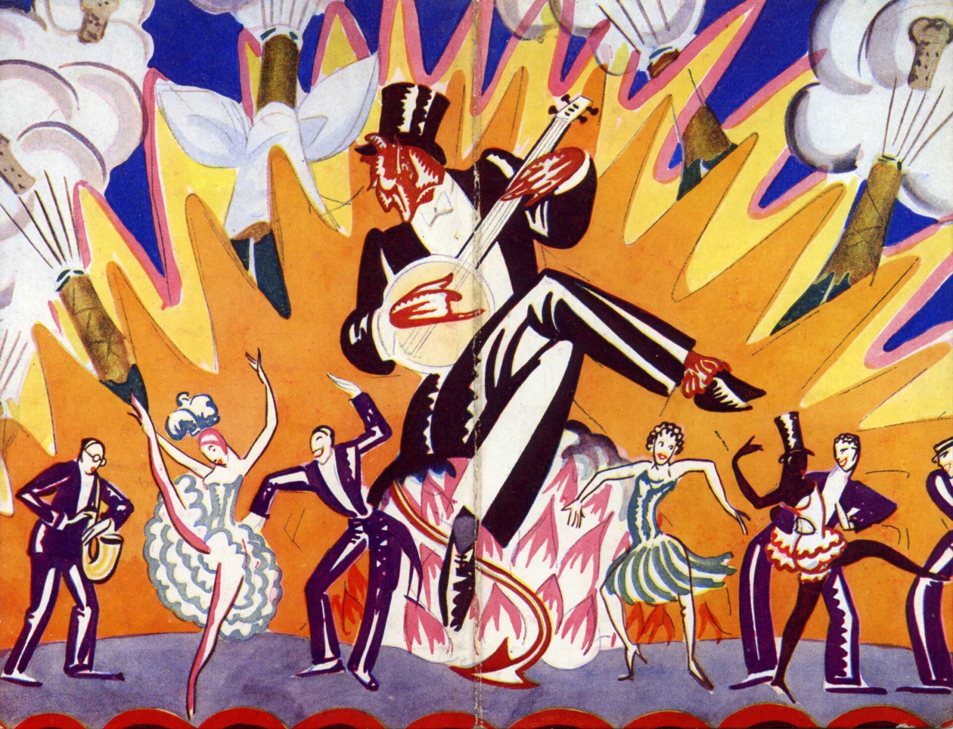 “Champagne Time” at the Trocadero Grill Room in 1927