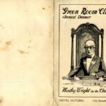 Programme for the Green Room Club Annual Dinner, London, 1927