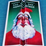 Happy-Sad Father Christmas card