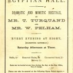 Mr T. Turquand and Mr W. Pelham at the Egyptian Hall, 1878