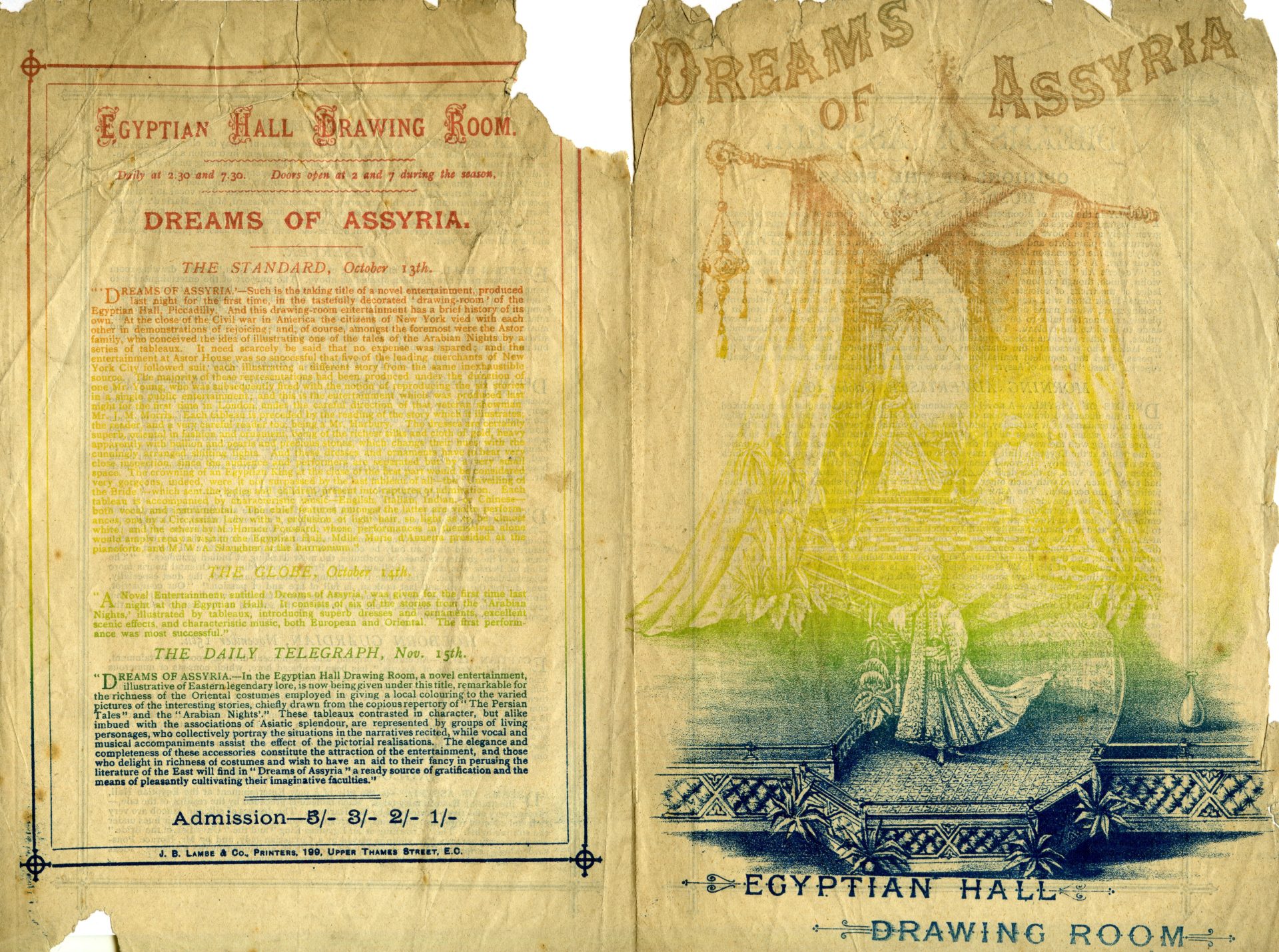 Dreams of Assyria at the Egyptian Hall in 1879