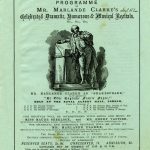Programme for Mr Marlande Clarke at the Oxford Hall, Ilfracombe, 1881