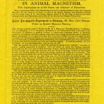 Herr Carl Hansen with experiments in animal magnetism, Egyptian Hall 1882