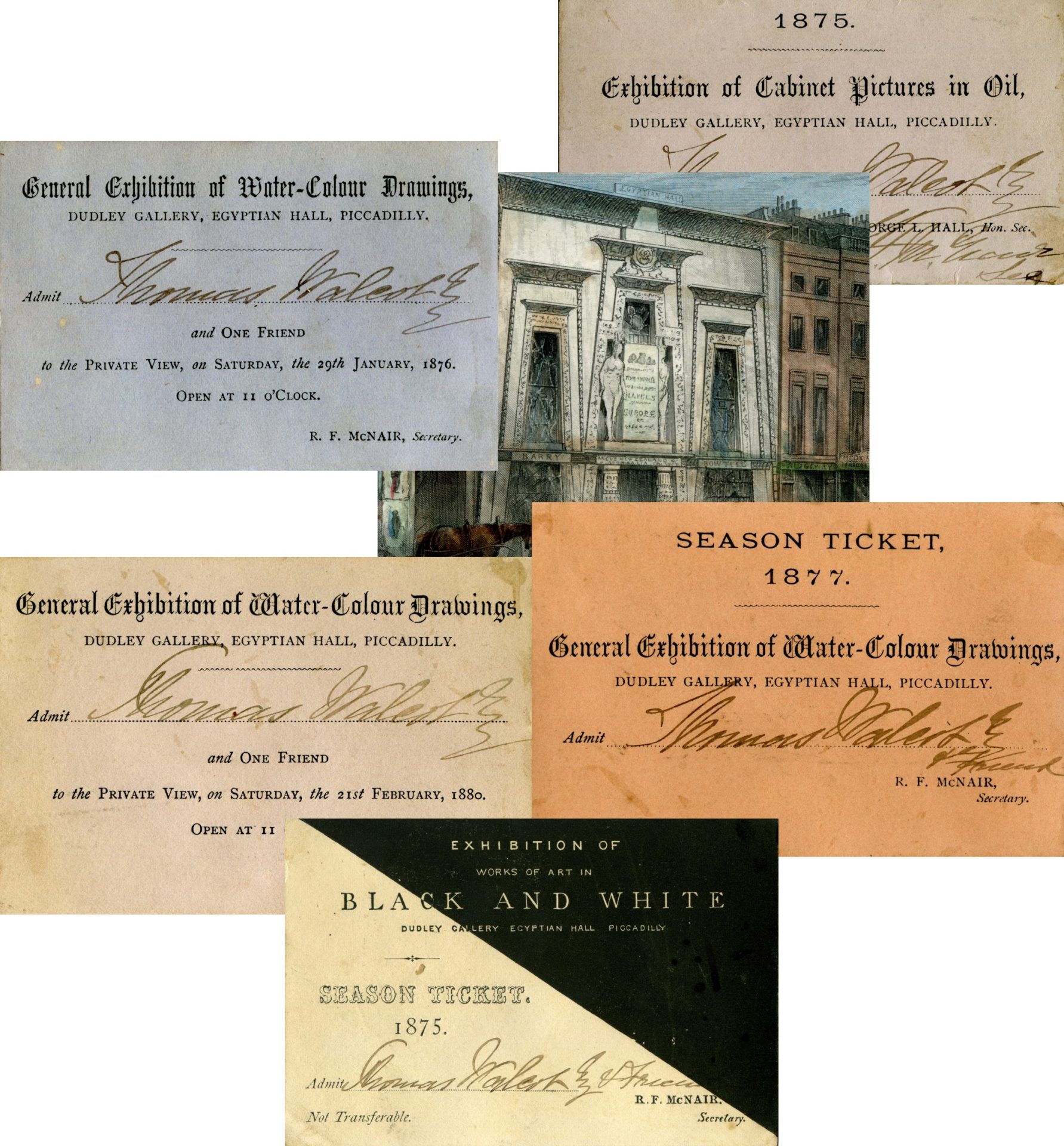 The Dudley Gallery at the Egyptian Hall, 1865-1882