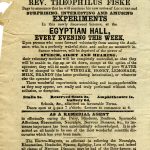 Rev. Theophilus Fiske on Electro-biology at the Egyptian Hall