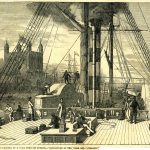 Print “Departure of the ‘John Bull’ Steamer”, 1851