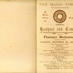 Programme for The Magic Circle Banquet and Concert signed by Herbert J. Collings, 1906