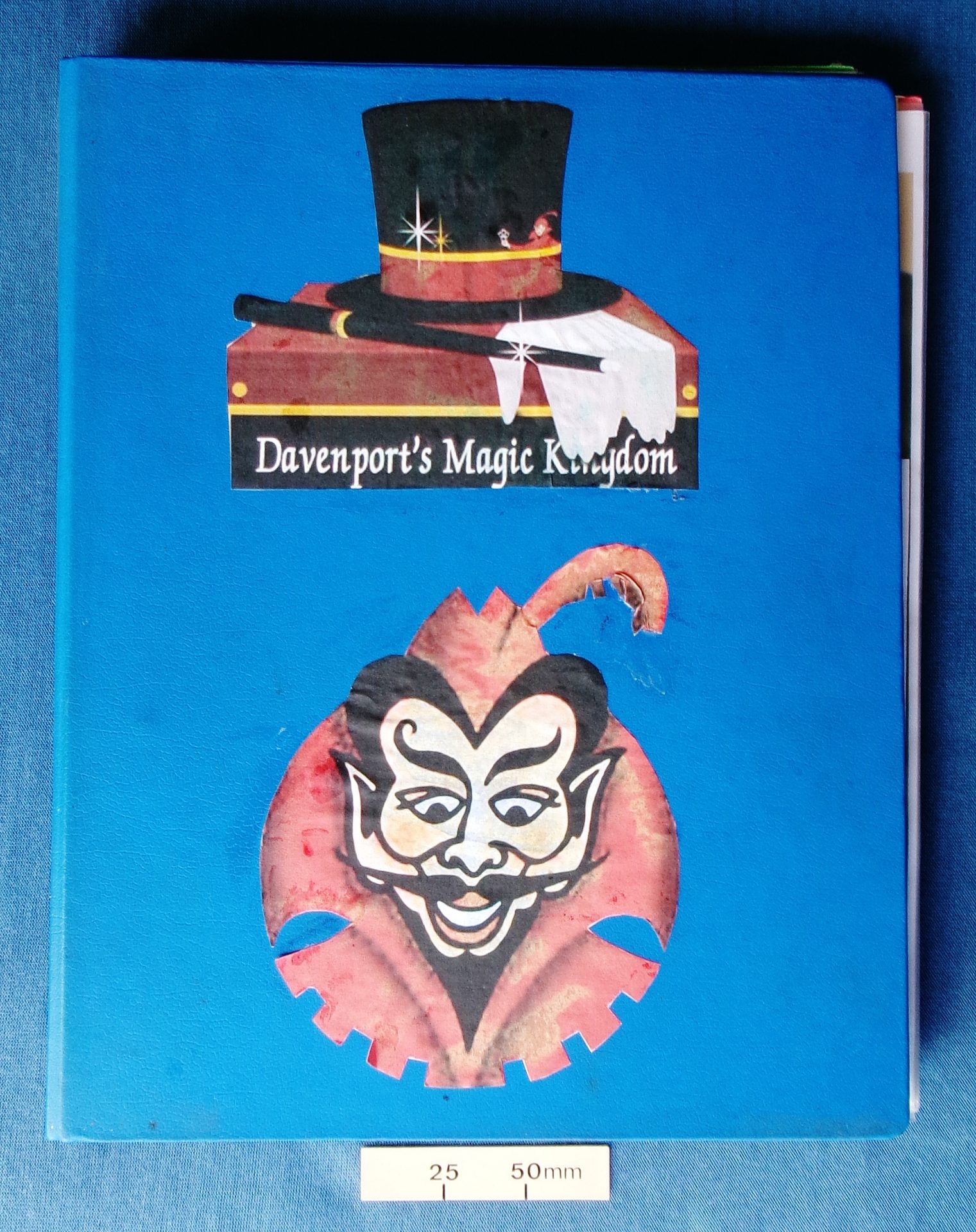 A4 ring binder covering Tony Middleton’s projects for Davenports Magic Kingdom