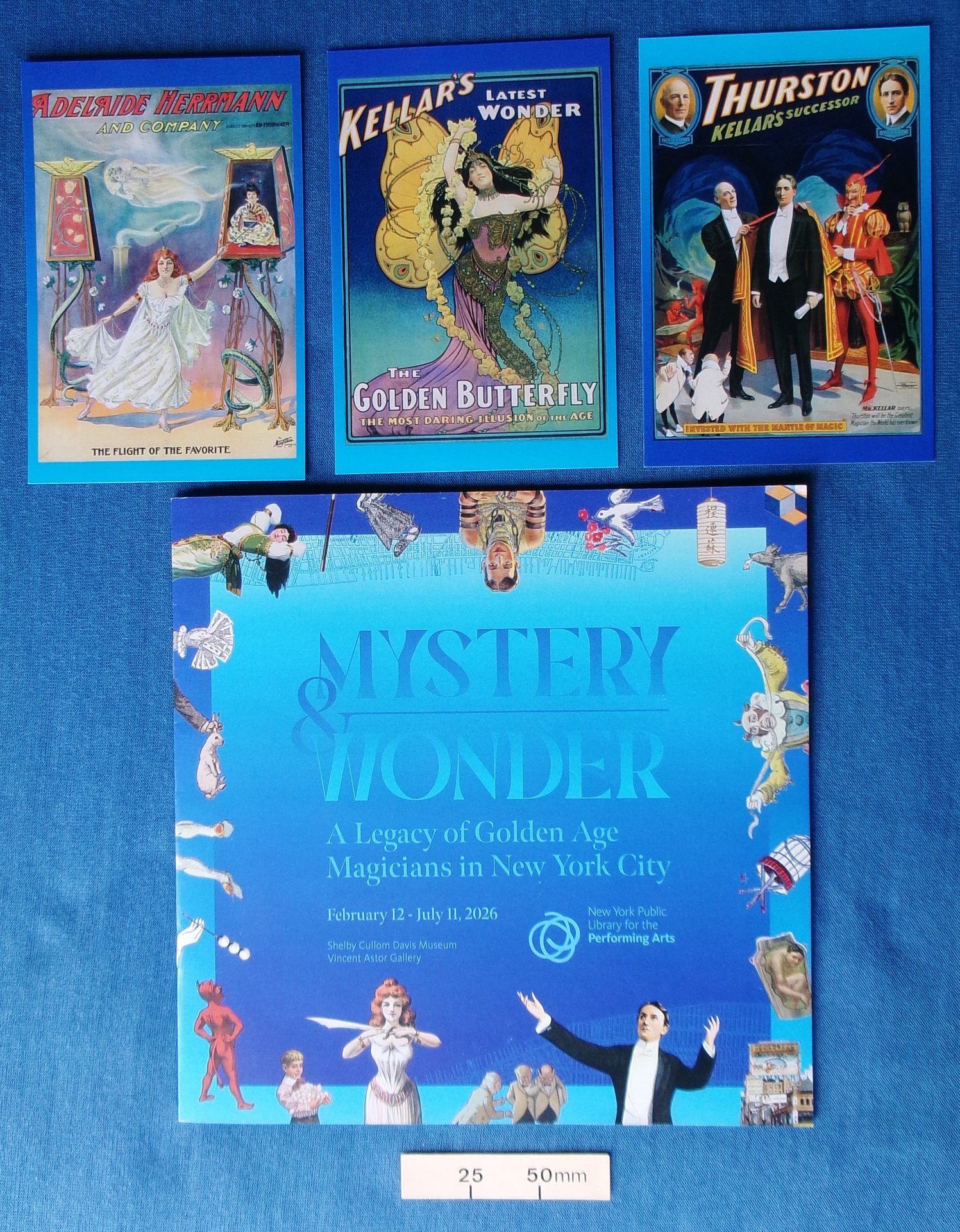 Brochure for ‘Mystery & Wonder’ at the New York Public Library for the Performing Arts, 2026