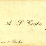 A.S. Cooke’s business card for Maskelyne and Cooke