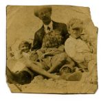Photographs of Alfred Stanley Cooke and his three children