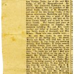 Newspaper report of the death of Master Gordon Cooke, 1914