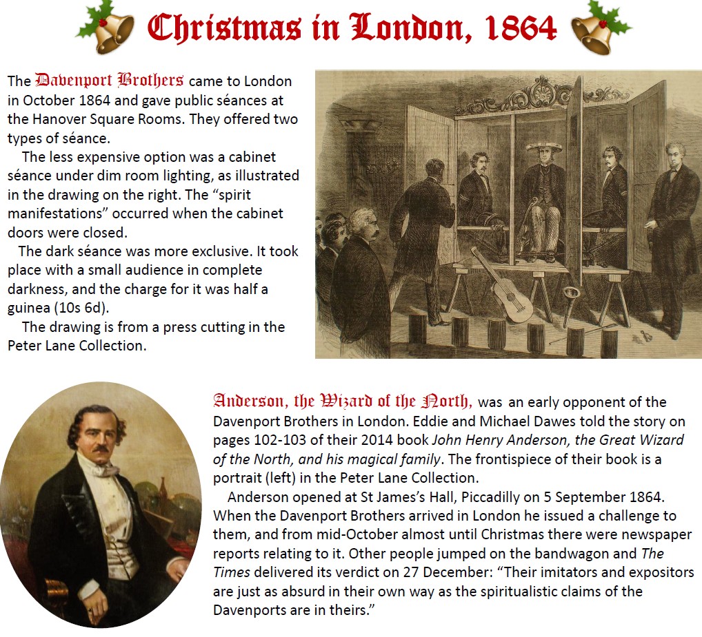 Christmas entertainments in London, 1864