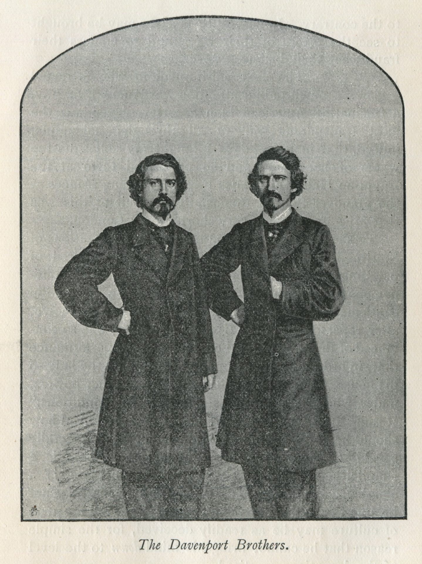 Illustration of The Davenport Brothers in “The Supernatural?”