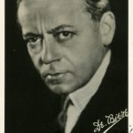 Signed postcard of Arnold De Biere