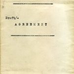 Draft Agreement between De Biere and Maskelynes Ltd, 1925