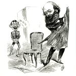 Political cartoon “The Disappearance Trick”