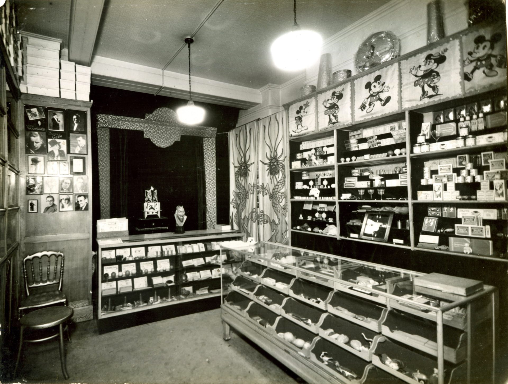 Film of the family’s Charing Cross Road shop managed by Gus Davenport