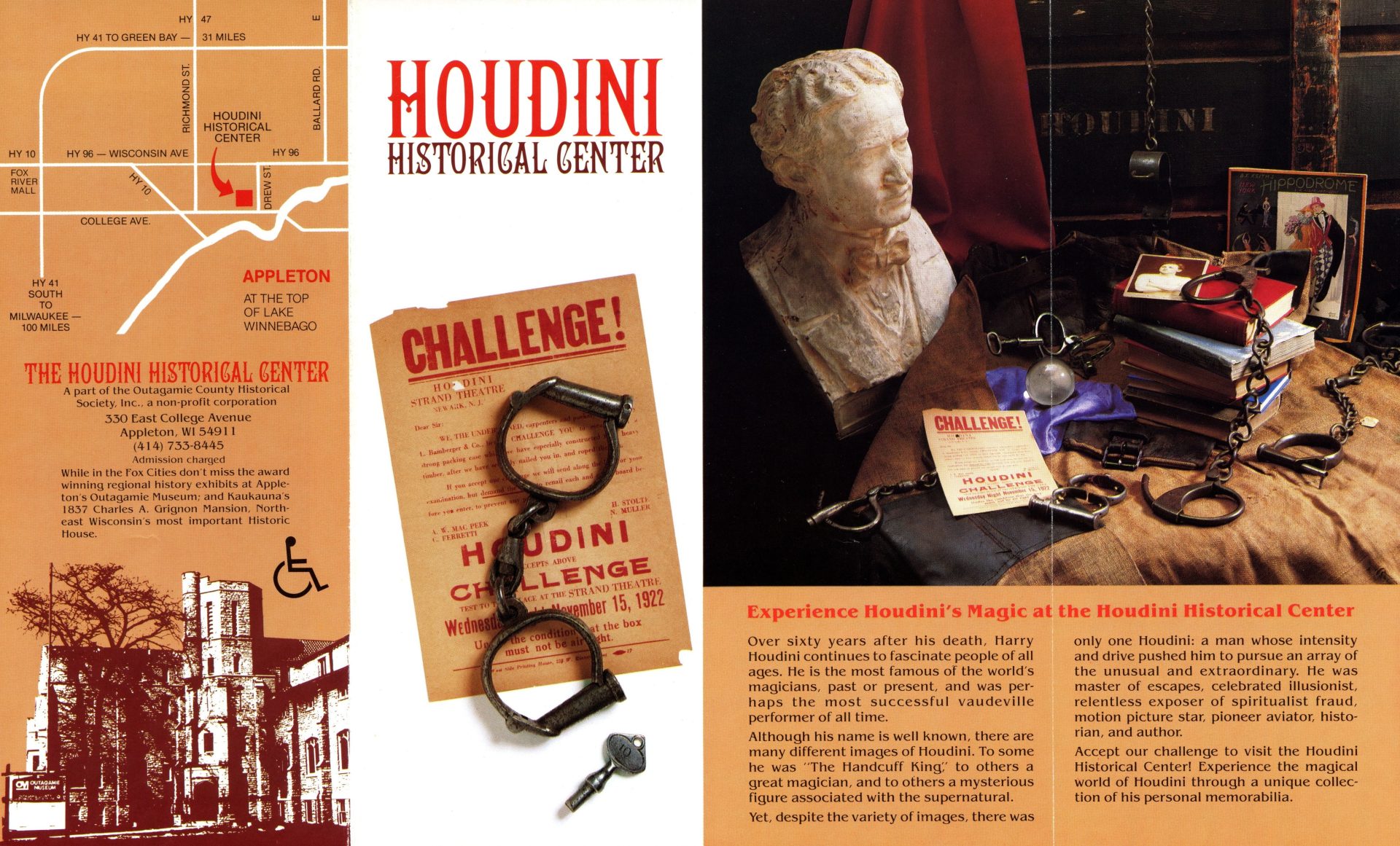 The Houdini Historical Center, Appleton USA, 1993
