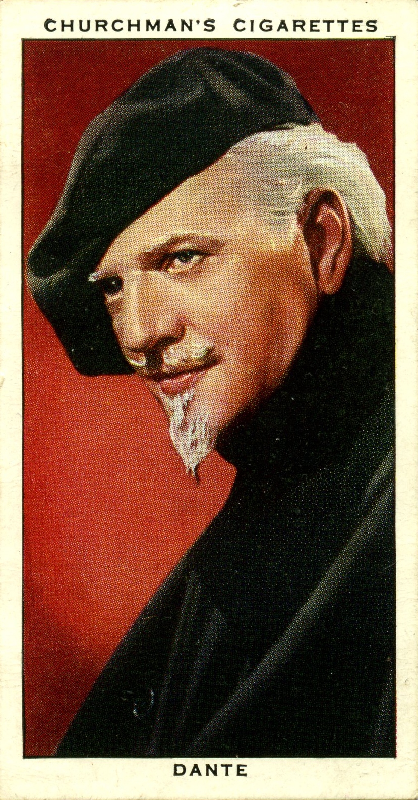 Dante featured on a Churchman’s Cigarettes card