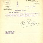 Letter from Maskelynes to Goldston concerning a booking for Herbert Milton, 1925